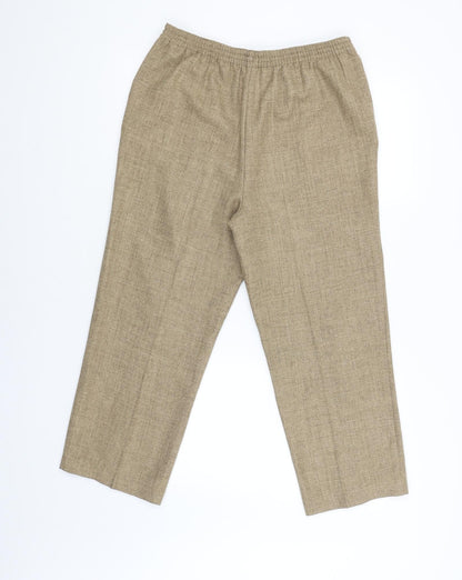 Womens UK Size 12 Marks and Spencer Regular Fit Jegging Brown Trousers