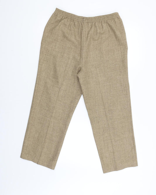 Womens UK Size 12 Marks and Spencer Regular Fit Jegging Brown Trousers