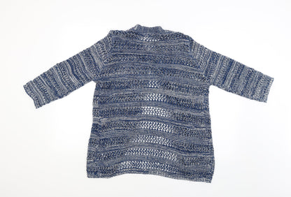 Isle Womens Blue   Cardigan Jumper Size 14
