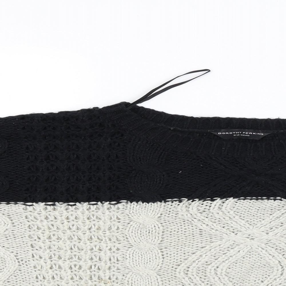 Dorothy Perkins Womens Beige   Pullover Jumper Size 10