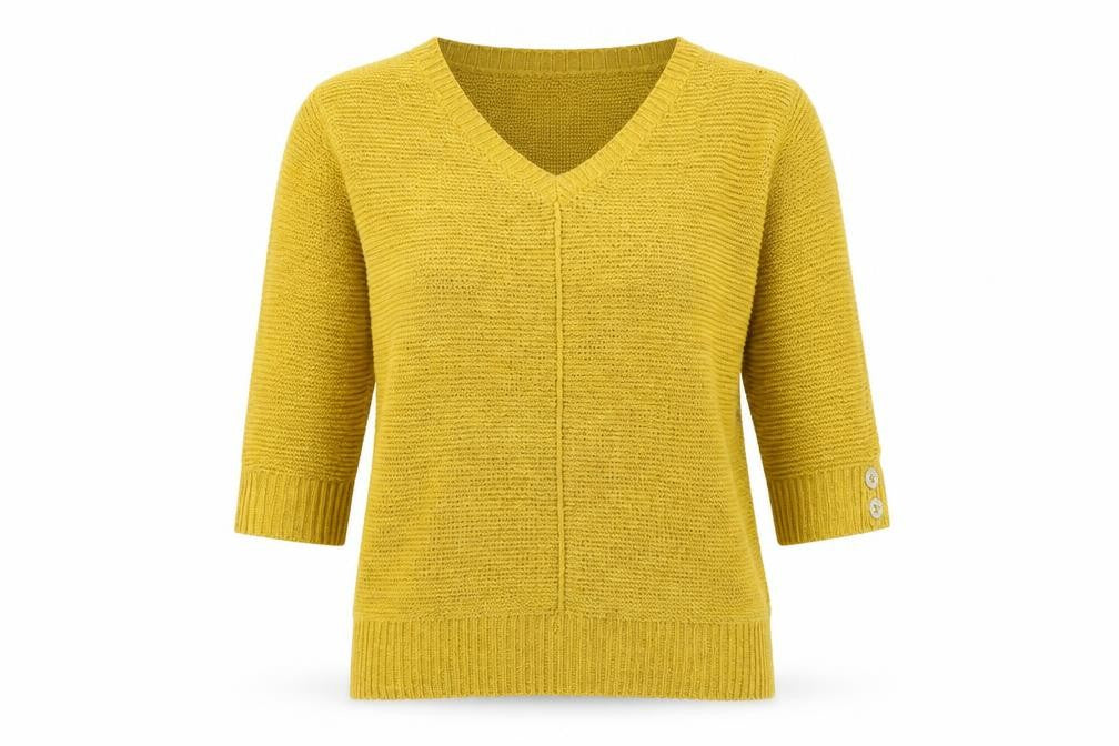 Womens UK Size M Wallis Yellow Pullover Jumper