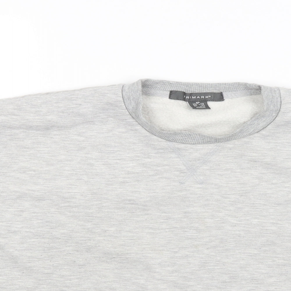 Primark Womens Grey   Pullover Jumper Size XS