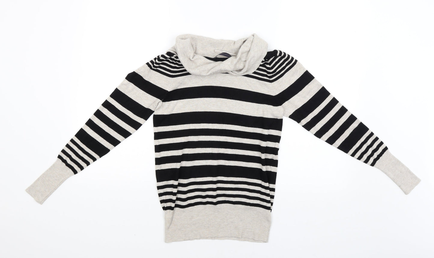 Womens UK Size 10 M&S Beige Pullover Jumper