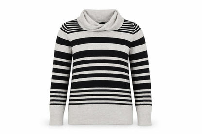 Marks & Spencer Womens Beige Striped  Pullover Jumper Size 10