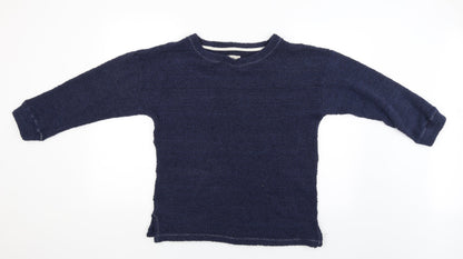 Womens UK Size L NEXT Blue Pullover Jumper