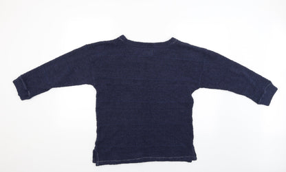 Womens UK Size L NEXT Blue Pullover Jumper