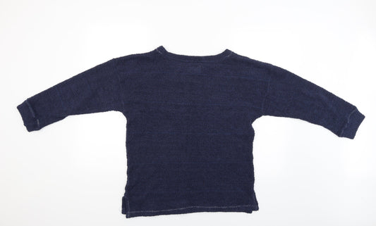 Womens UK Size L NEXT Blue Pullover Jumper