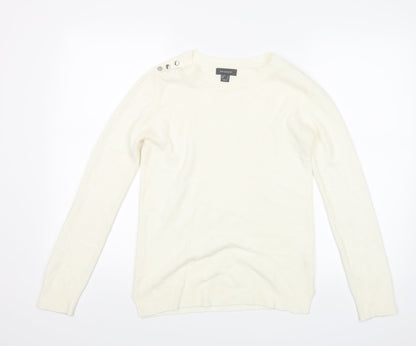 Primark Womens Ivory  Knit Pullover Jumper Size 8
