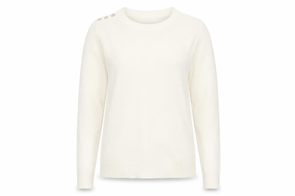 Womens UK Size 8 Primark Ivory Pullover Jumper