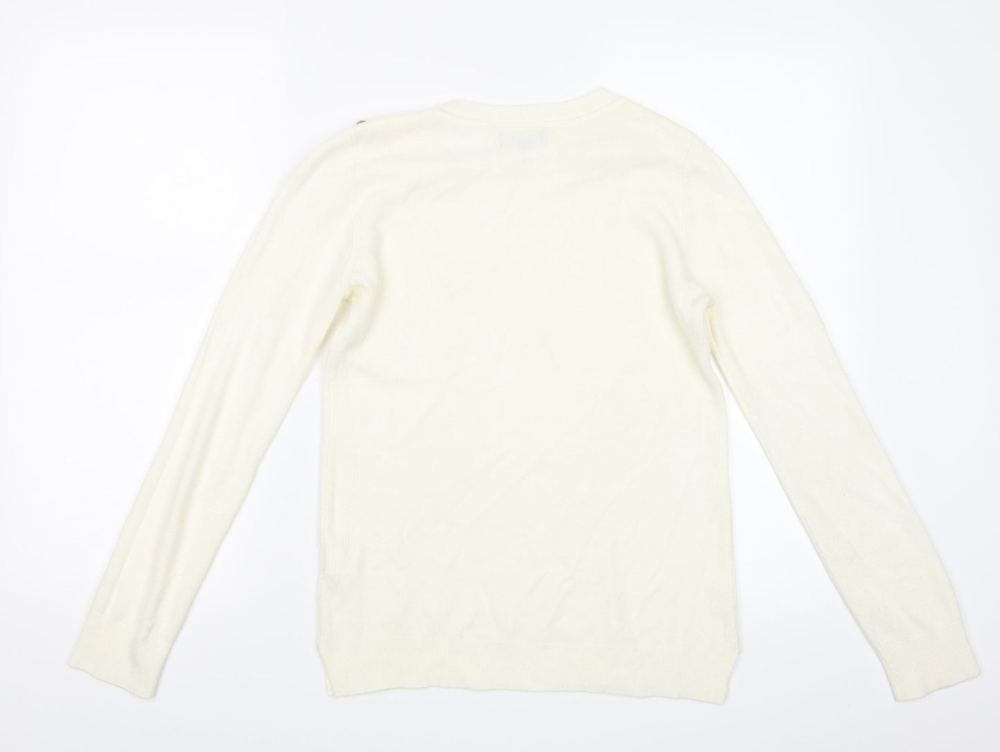 Primark Womens Ivory  Knit Pullover Jumper Size 8