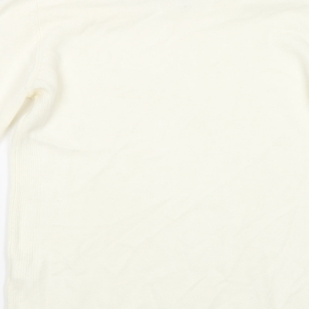 Primark Womens Ivory  Knit Pullover Jumper Size 8