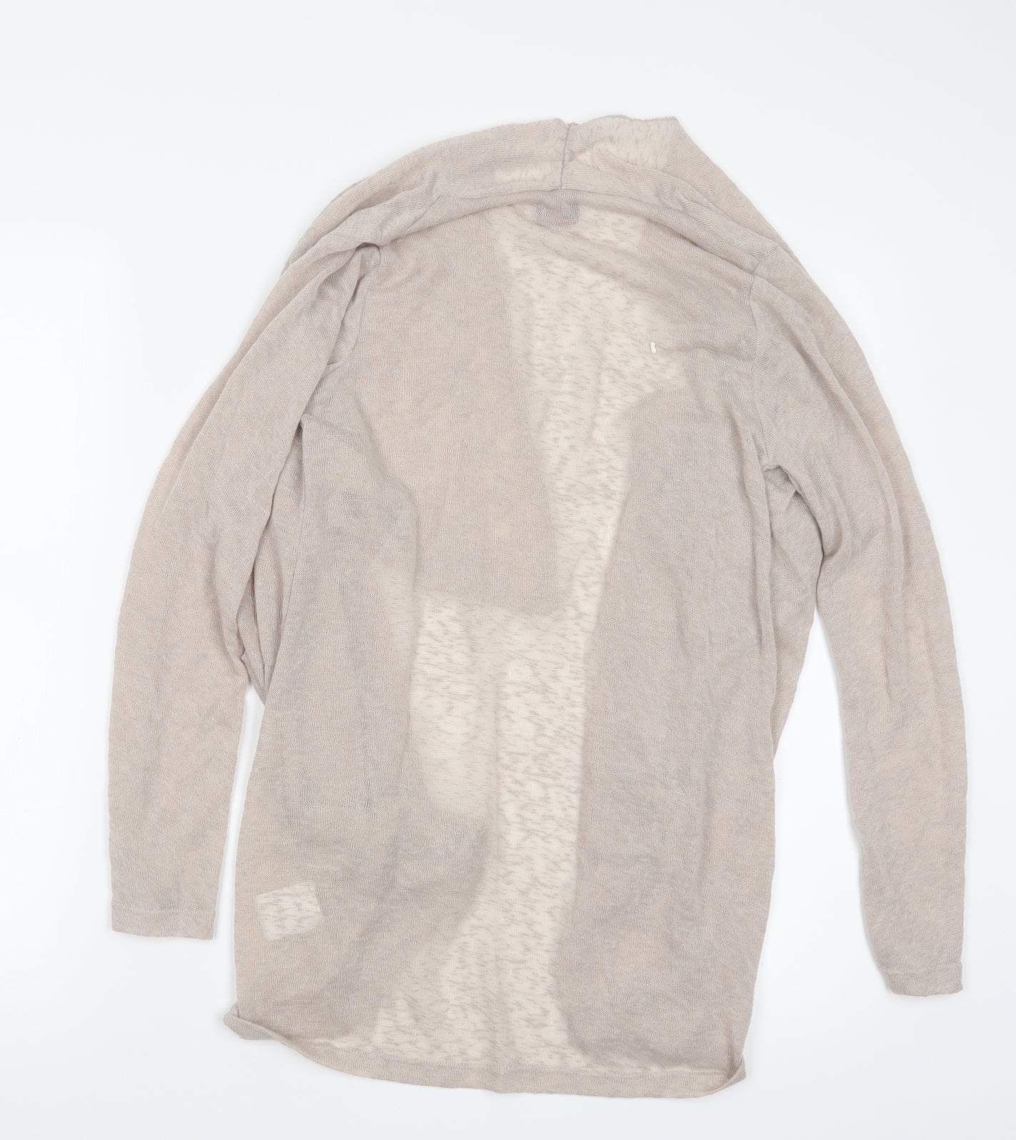 Womens UK Size 14 tg Beige Cardigan Jumper