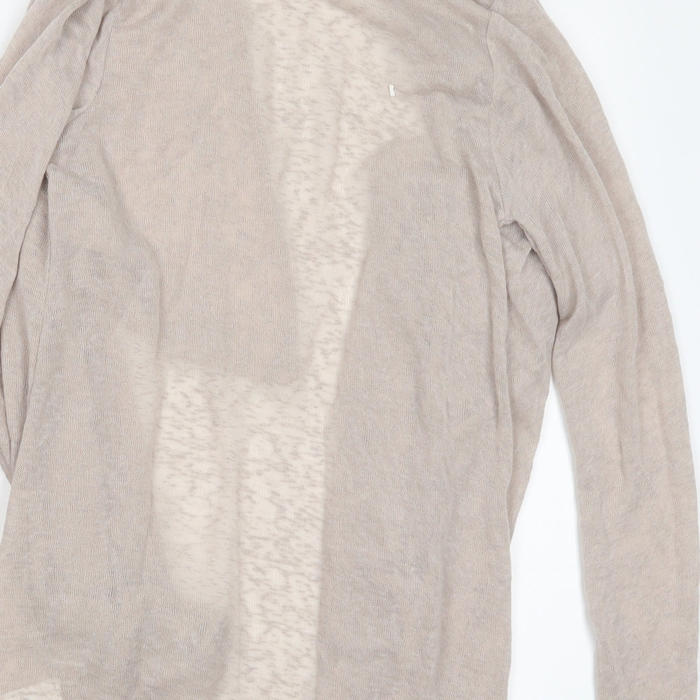 Womens UK Size 14 tg Beige Cardigan Jumper
