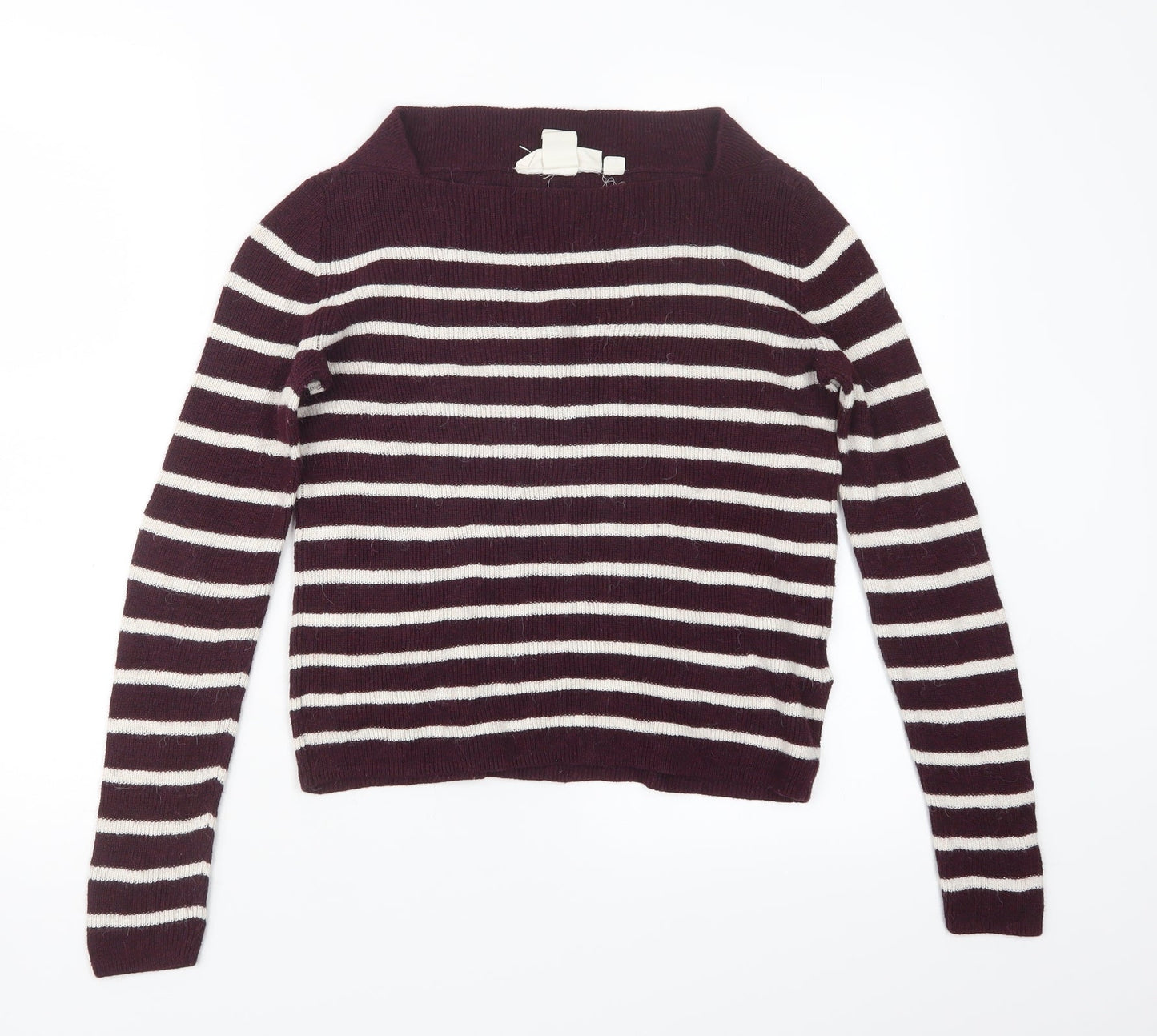 Womens UK Size S H&M White Pullover Jumper