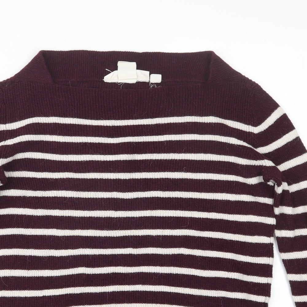 Womens UK Size S H&M White Pullover Jumper