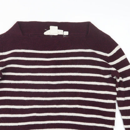 Womens UK Size S H&M White Pullover Jumper