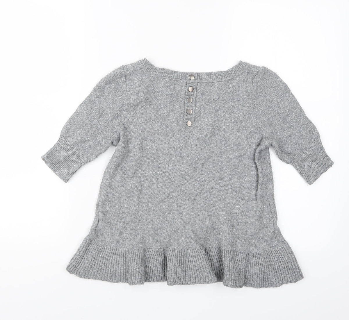 Hoxton Chic Womens Grey  Knit Pullover Jumper Size 10