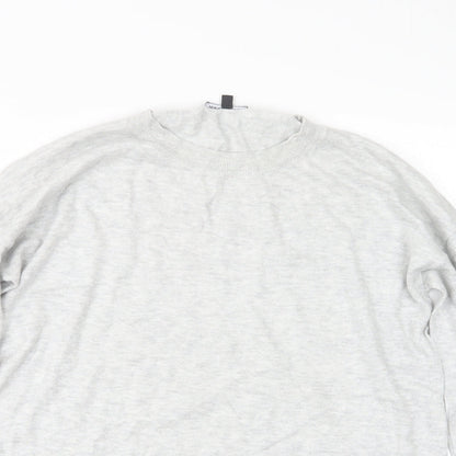Warehouse Womens Grey  Knit Pullover Jumper Size 10