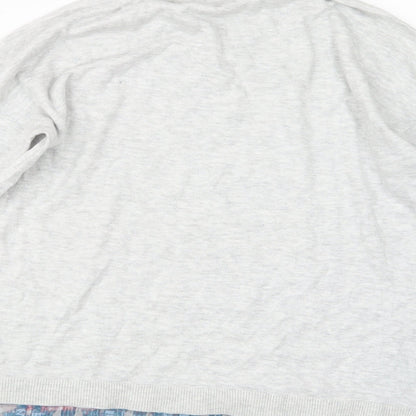 Warehouse Womens Grey  Knit Pullover Jumper Size 10