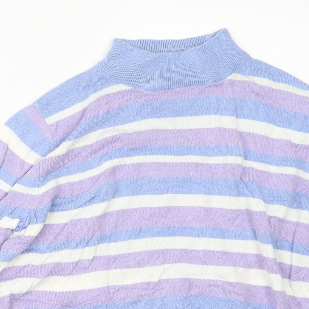 Womens UK Size 10 Marks and Spencer Blue Pullover Jumper