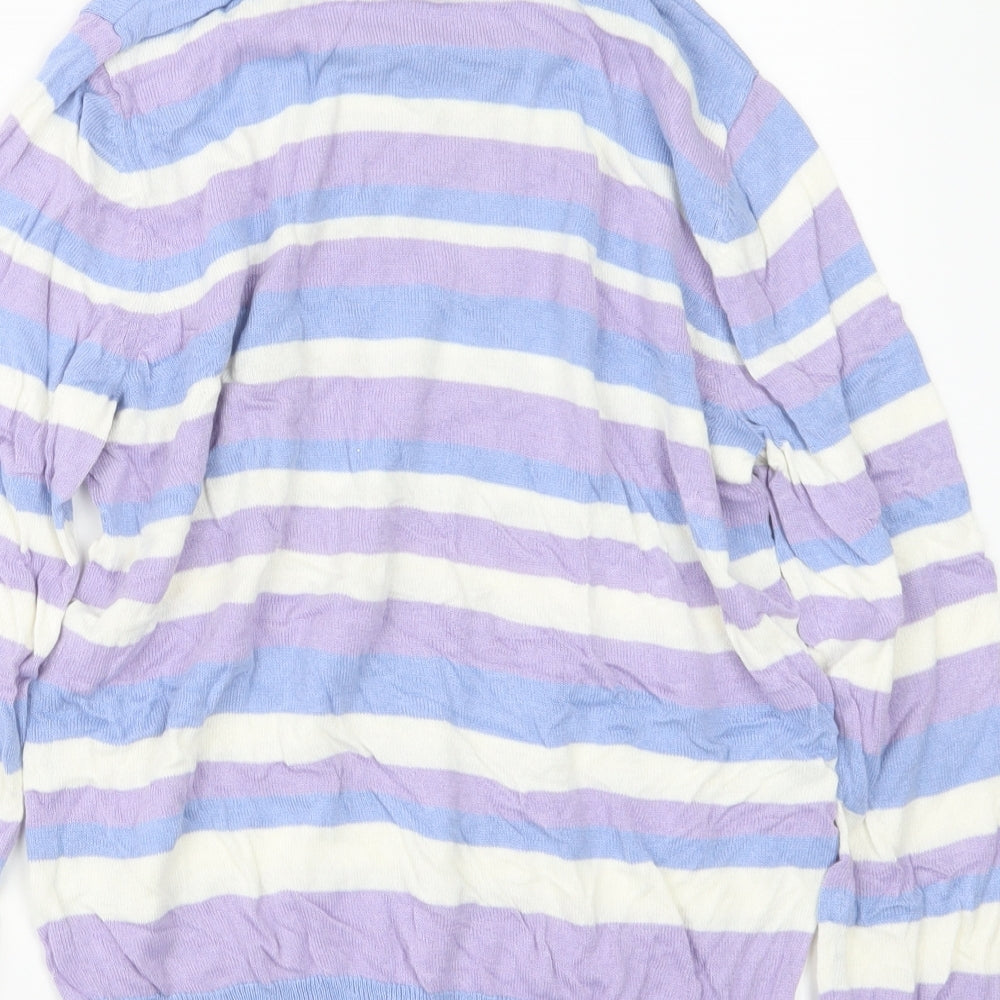 Womens UK Size 10 Marks and Spencer Blue Pullover Jumper
