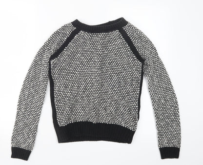 Womens UK Size 8 New Look Black Pullover Jumper