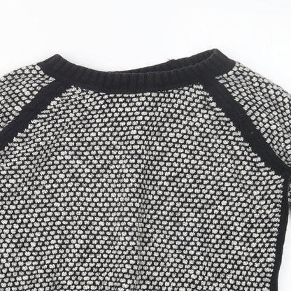 Womens UK Size 8 New Look Black Pullover Jumper