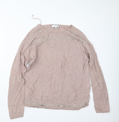 Womens UK Size 14 NEXT Pink Pullover Jumper
