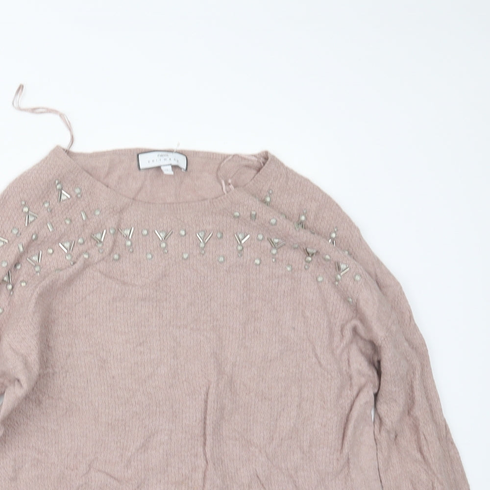 Womens UK Size 14 NEXT Pink Pullover Jumper