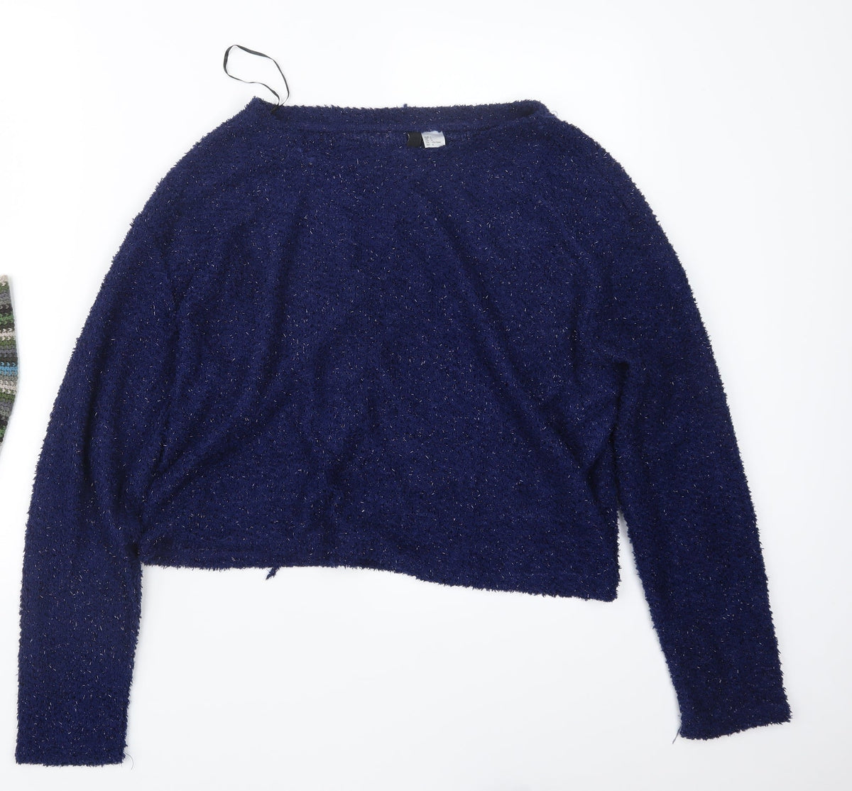 Womens UK Size L Divided by H&M Blue Pullover Jumper