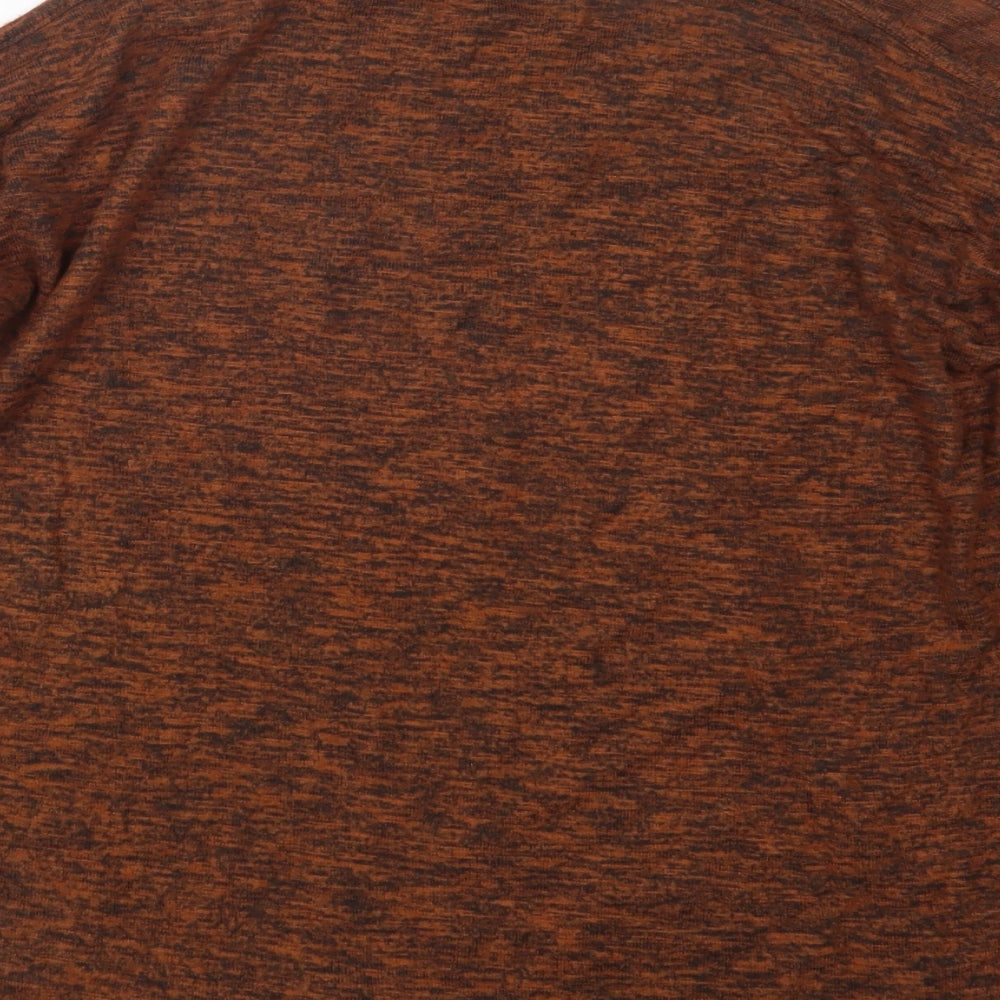 Womens UK Size S New Look Brown Basic T-Shirt