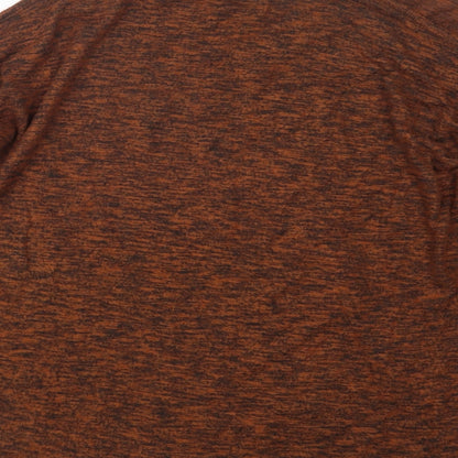 Womens UK Size S New Look Brown Basic T-Shirt