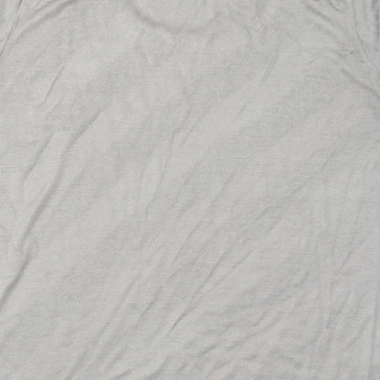 Womens UK Size 24 LUCIA Grey Basic T-Shirt