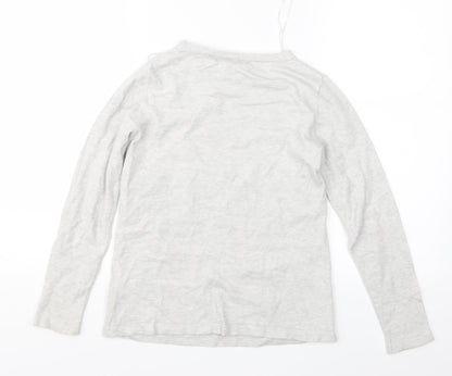 Womens UK Size 10 M&Co Grey Pullover Jumper