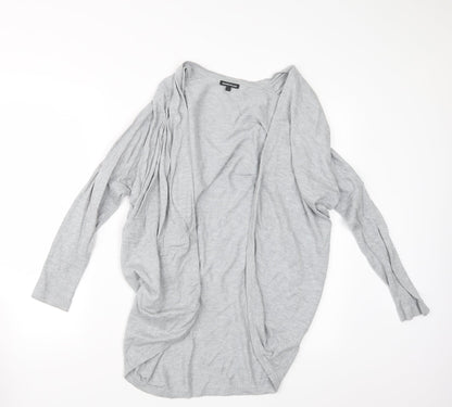 Womens UK Size S Warehouse Grey Cardigan Jumper
