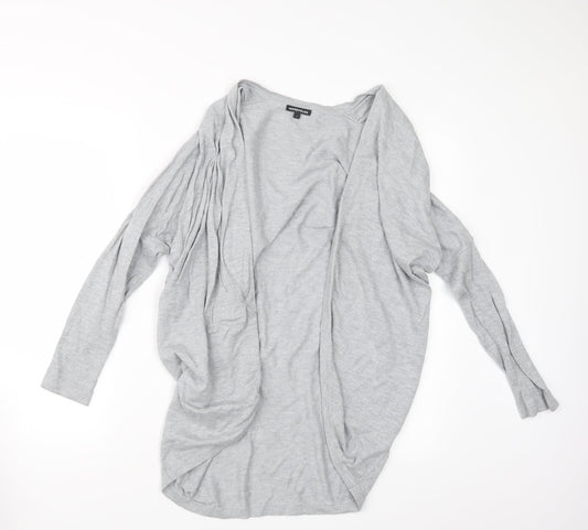 Womens UK Size S Warehouse Grey Cardigan Jumper