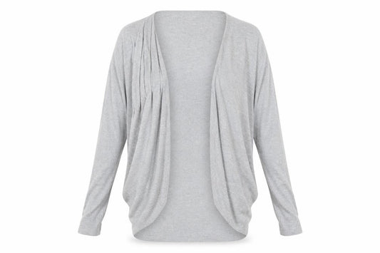 Womens UK Size S Warehouse Grey Cardigan Jumper