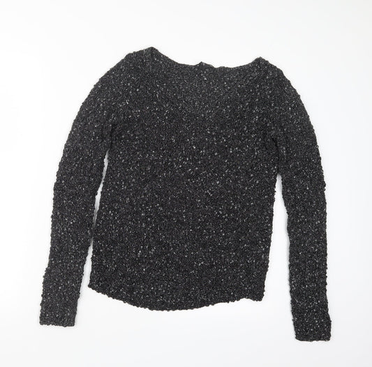 Club Monaco Womens Black   Pullover Jumper Size S