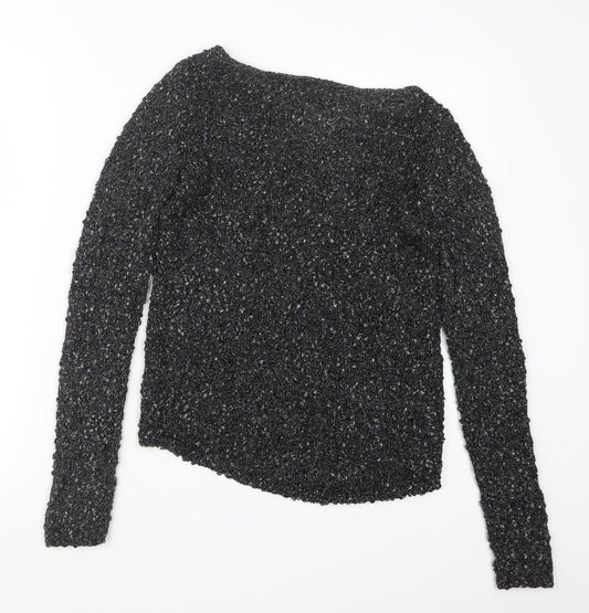 Club Monaco Womens Black   Pullover Jumper Size S