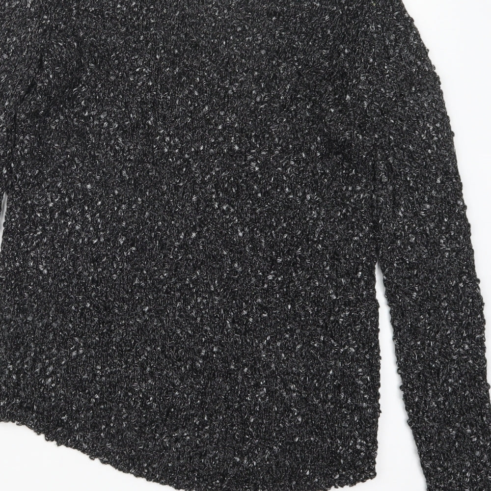 Womens UK Size S Club Monaco Black Pullover Jumper