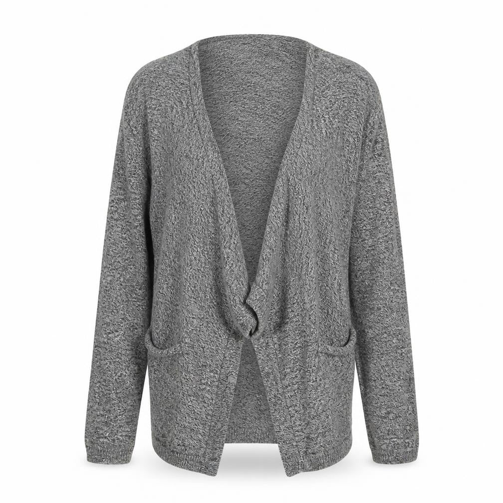 Womens UK Size 14 New Look Grey Cardigan Jumper
