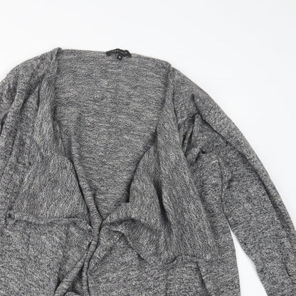 Womens UK Size 14 New Look Grey Cardigan Jumper