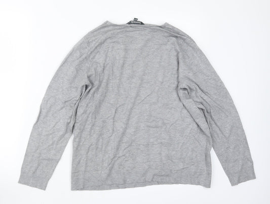 Womens UK Size 16 Bonmarché Grey Pullover Jumper