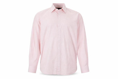 Mens UK Size 17.5 Limited Collection Pink  Button-Up Long Sleeve Casual Shirt