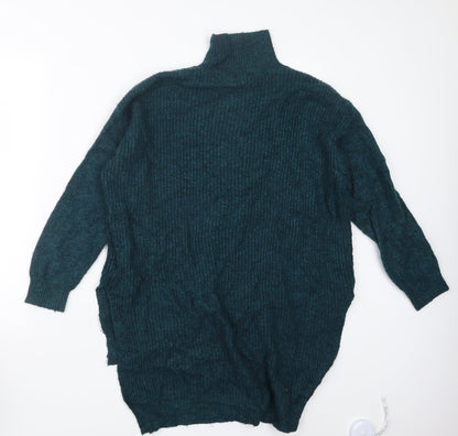 Bershka Womens Blue  Knit Pullover Jumper Size M