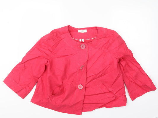 Womens UK Size 14 Marks and Spencer Pink Jacket