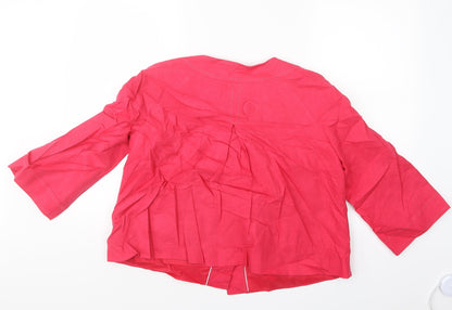 Womens UK Size 14 Marks and Spencer Pink Jacket