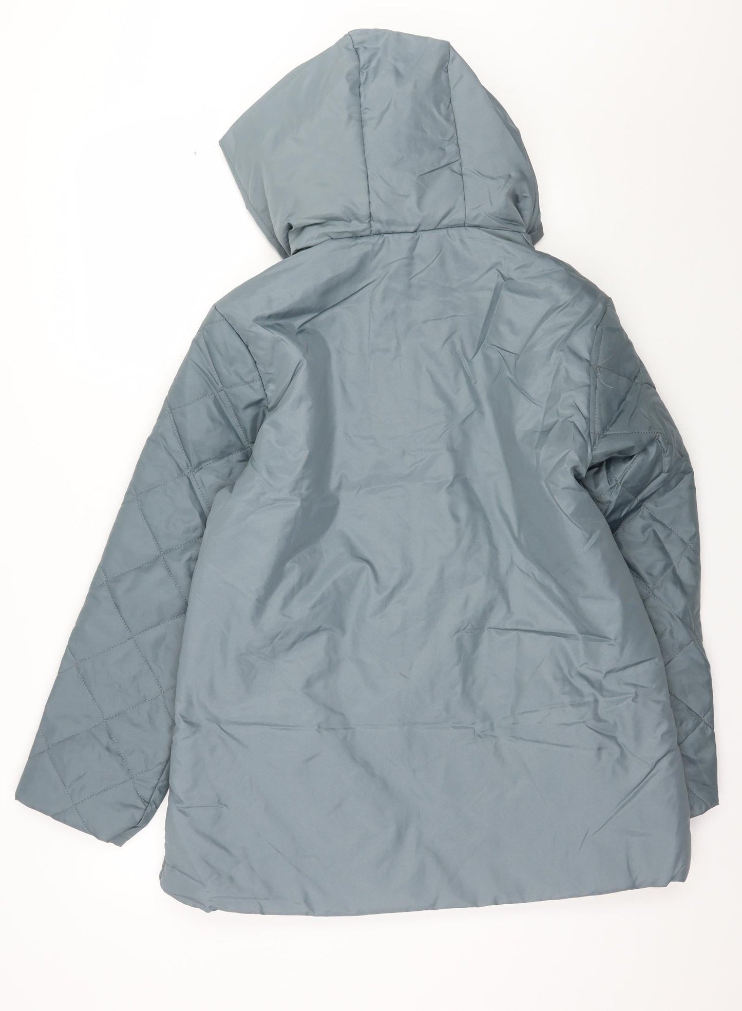 Womens UK Size S Anne De Lancay Grey Parka Coat