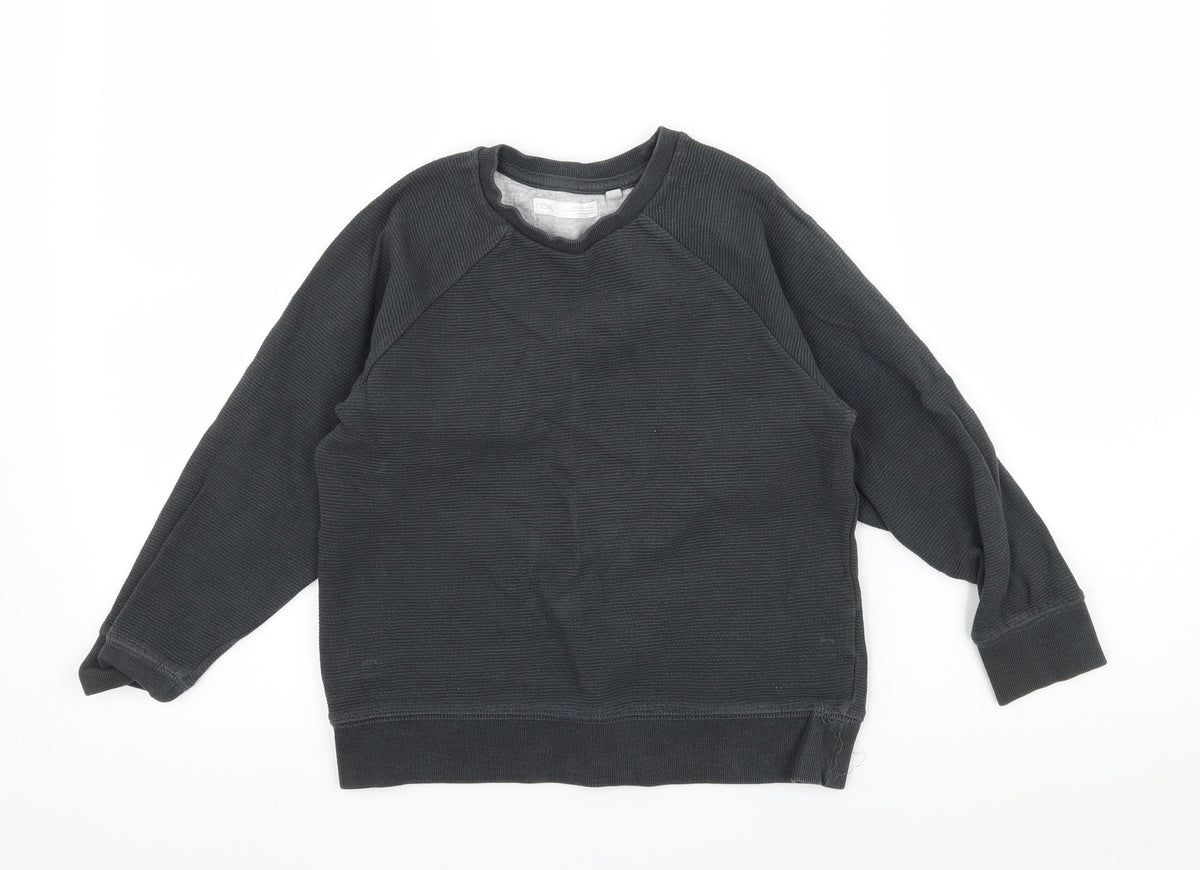Next Boys Grey  Jersey Pullover Sweatshirt Size 6 Years