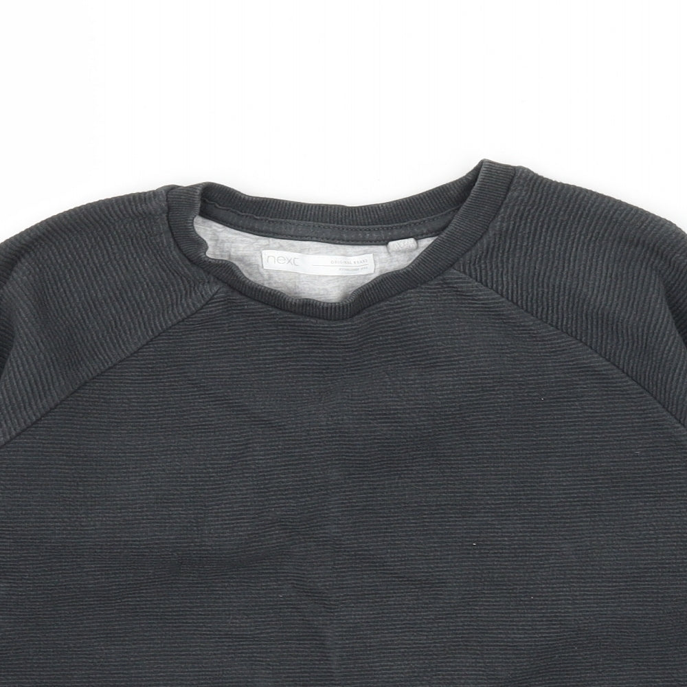 Next Boys Grey  Jersey Pullover Sweatshirt Size 6 Years